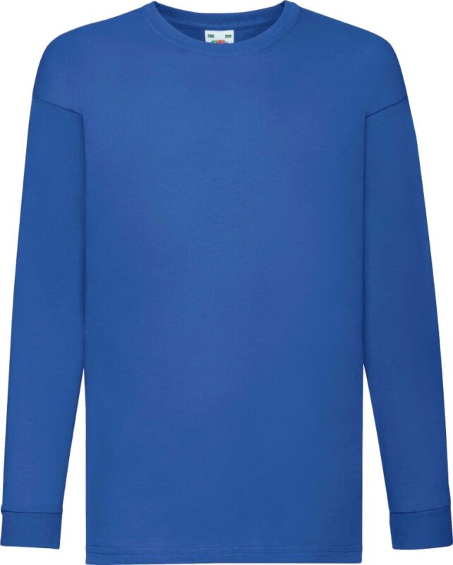 Футболка дитяча Fruit of the Loom Kids Valueweight Long Sleeve