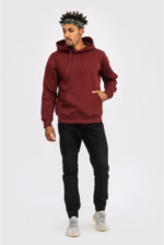 Худи утепленный U0401-Burgundy UNISEX - Зображення 3