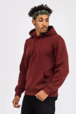 Худи утепленный U0401-Burgundy UNISEX - Зображення 2