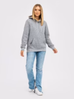 Худи утепленный U0401-Grey Heather UNISEX - Зображення 2