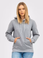 Худи утепленный U0401-Grey Heather UNISEX - Зображення 3