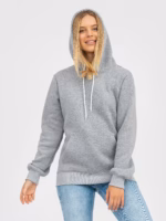 Худи утепленный U0401-Grey Heather UNISEX - Зображення 4