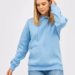 Худи утепленный U0401-Sky Blue UNISEX