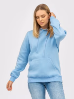 Худи утепленный U0401-Sky Blue UNISEX