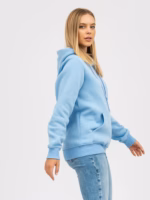 Худи утепленный U0401-Sky Blue UNISEX - Зображення 4
