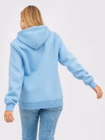 Худи утепленный U0401-Sky Blue UNISEX - Зображення 3