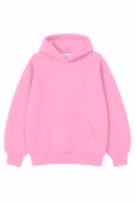 Худи оверсайз утепленный U0404-Pink UNISEX - Зображення 2