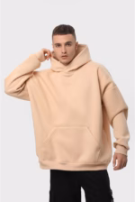 Худи оверсайз утепленный U0404-Cream UNISEX - Зображення 11