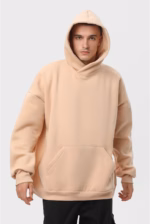 Худи оверсайз утепленный U0404-Cream UNISEX - Зображення 9