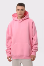 Худи оверсайз утепленный U0404-Pink UNISEX - Зображення 6