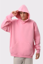 Худи оверсайз утепленный U0404-Pink UNISEX - Зображення 7