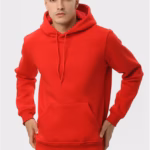 Худи утепленный U0401-Red UNISEX