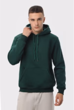 Худи утепленный U0401-Bottle Green UNISEX